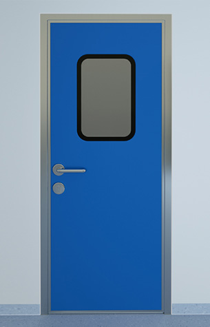 不銹鋼包框潔凈門手工版式